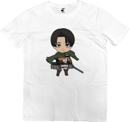 Футболка Преміум Чоловіча - Attack on titan Levi - Mfest