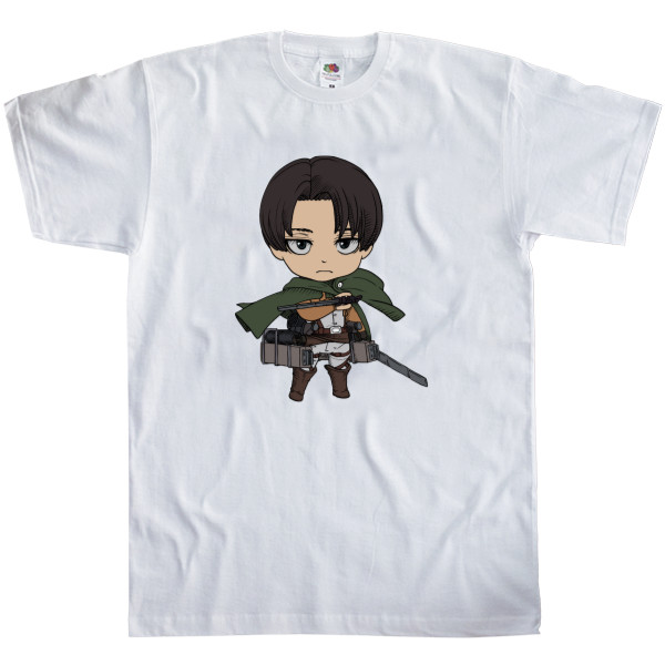 Футболка Классика Детская Fruit of the loom - Attack on titan Levi - Mfest