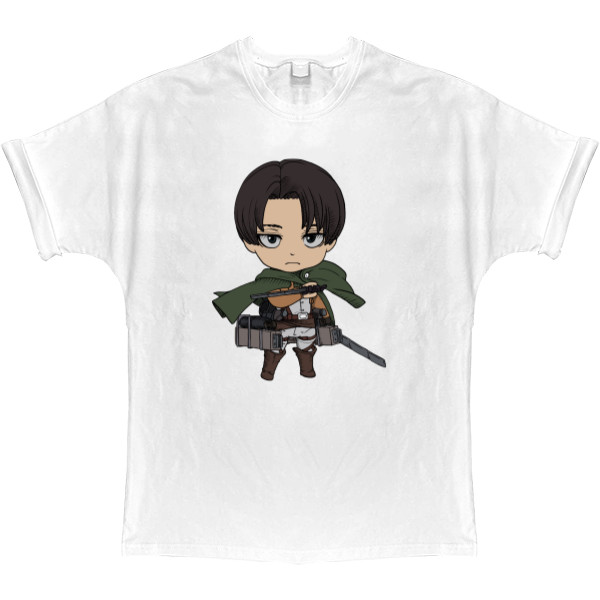 T-shirt Oversize - Attack on titan Levi - Mfest