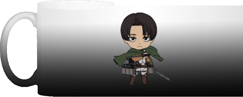 Чашка Хамелеон - Attack on titan Levi - Mfest