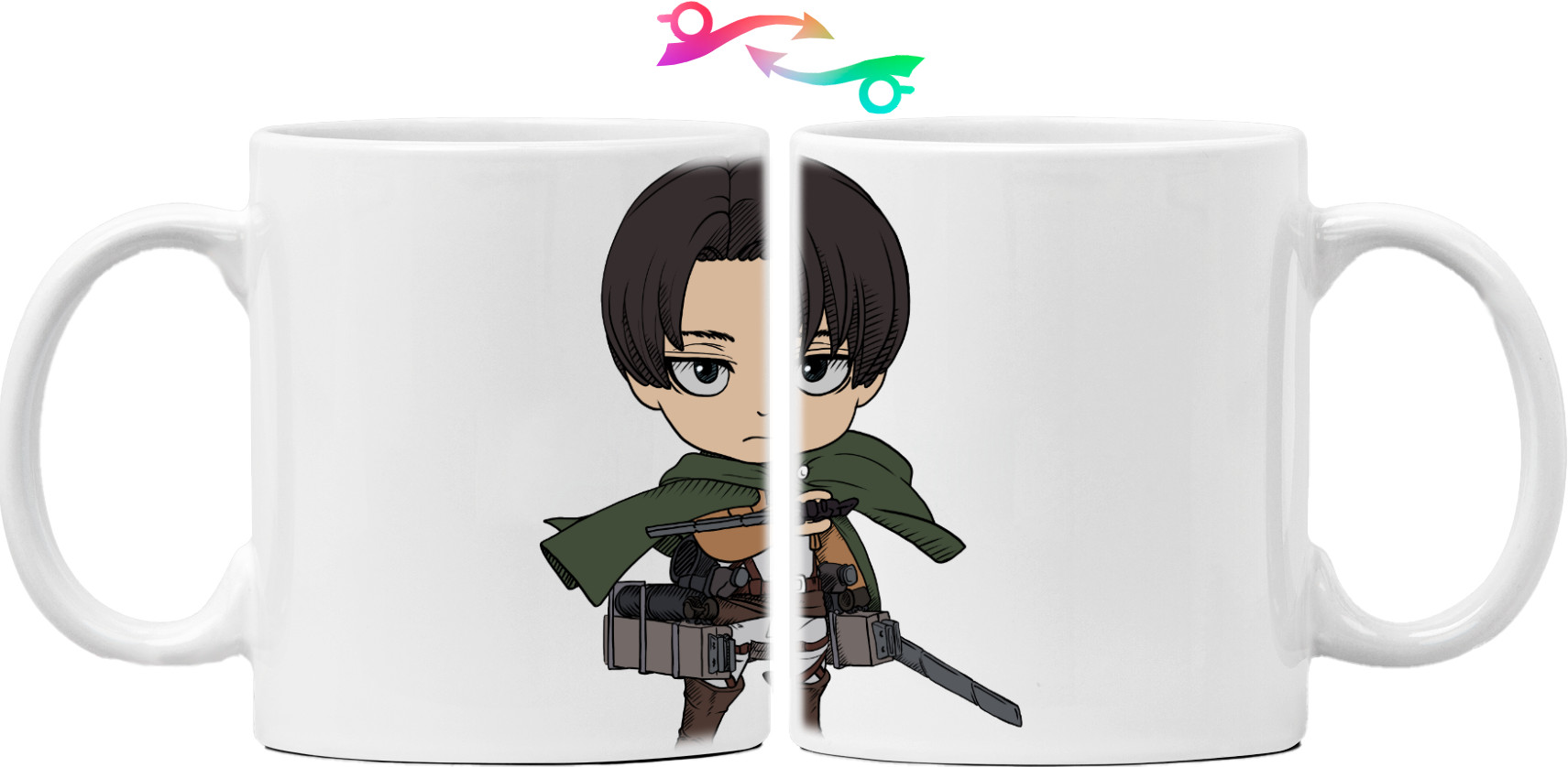 Кружка - Attack on titan Levi - Mfest