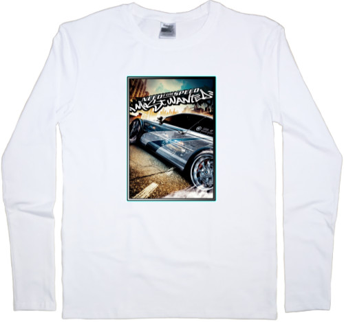 Men's Longsleeve Shirt - NFS MOST WANTED BMW Neon - Mfest