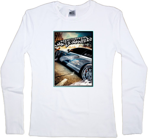 Women's Longsleeve Shirt - NFS MOST WANTED BMW Neon - Mfest