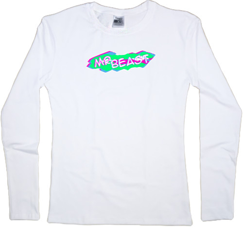 Women's Longsleeve Shirt - Mr Beast merch - Mfest