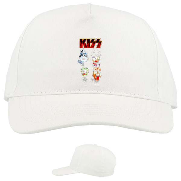 Baseball Caps - 5 panel - Kiss art - Mfest