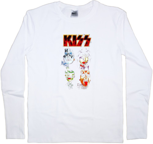 Men's Longsleeve Shirt - Kiss art - Mfest