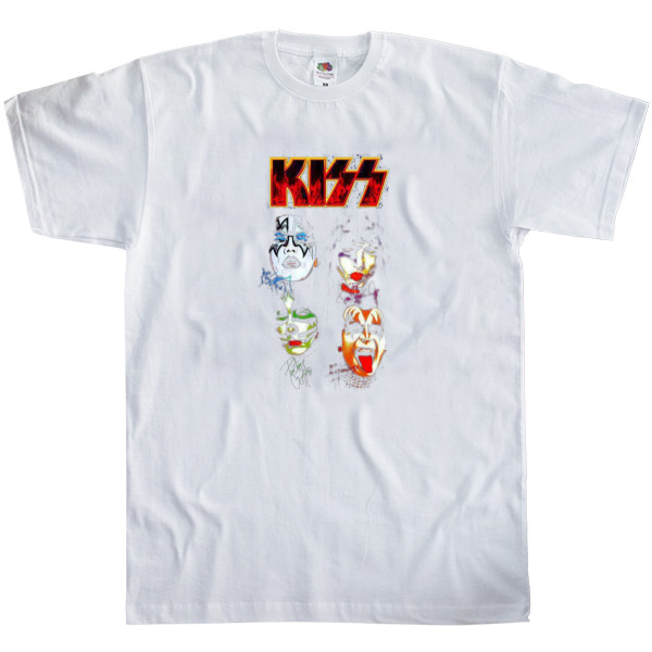 Kids' T-Shirt Fruit of the loom - Kiss art - Mfest