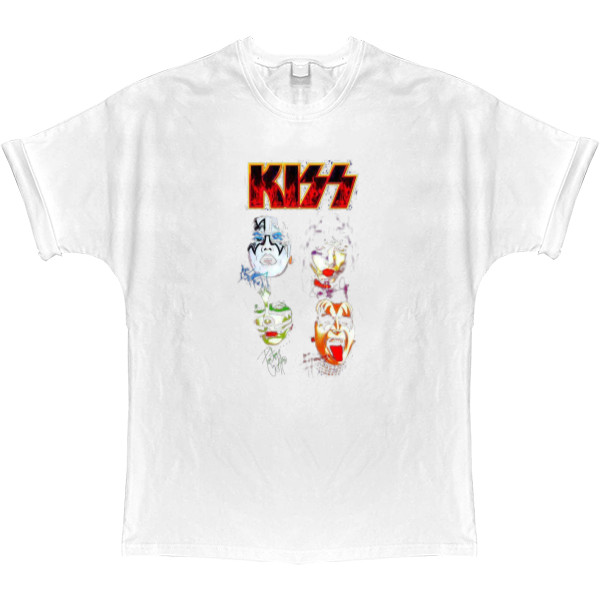 T-shirt Oversize - Kiss art - Mfest