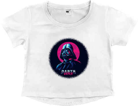 Women's Cropped Premium T-Shirt - Darth Vader Star Wars - Mfest