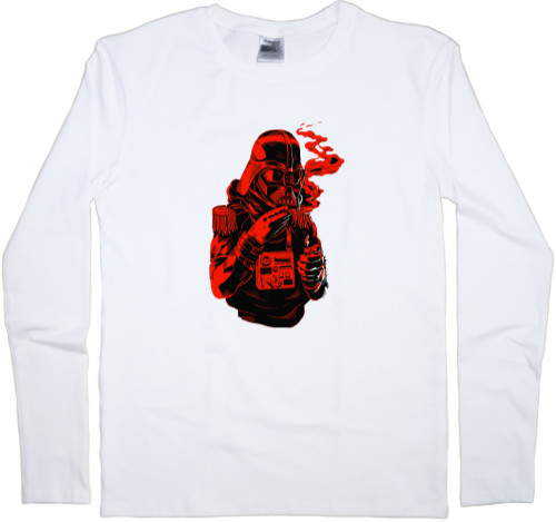 Men's Longsleeve Shirt - Darth Vader red - Mfest