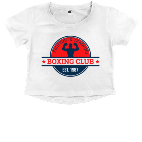 Kids' Premium Cropped T-Shirt - Boxing 6 - Mfest