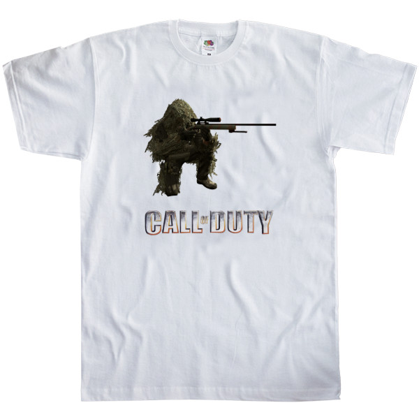 Men's T-Shirt Fruit of the loom - Call of duty Снайпер - Mfest