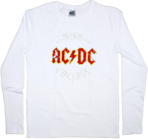 Men's Longsleeve Shirt - AC DC rock 'n' roll art - Mfest