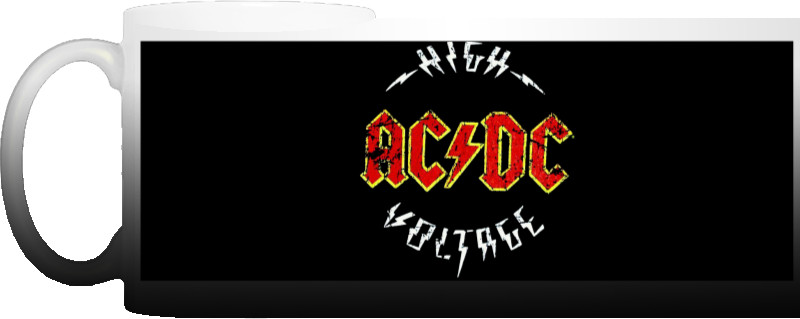 AC DC rock 'n' roll art