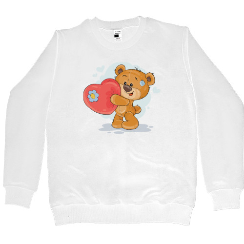 Kids' Premium Sweatshirt - Vedmedic with Heart - Mfest