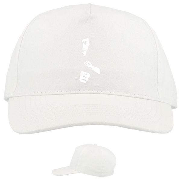 Baseball Caps - 5 panel - Bruce Lee white - Mfest