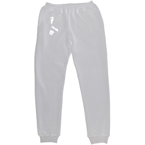 Kids' Sweatpants - Bruce Lee white - Mfest