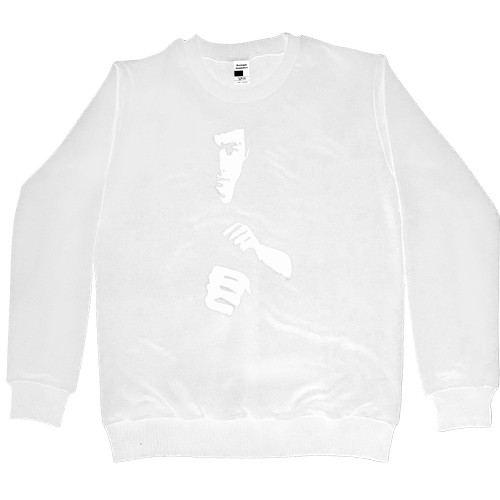 Kids' Premium Sweatshirt - Bruce Lee white - Mfest