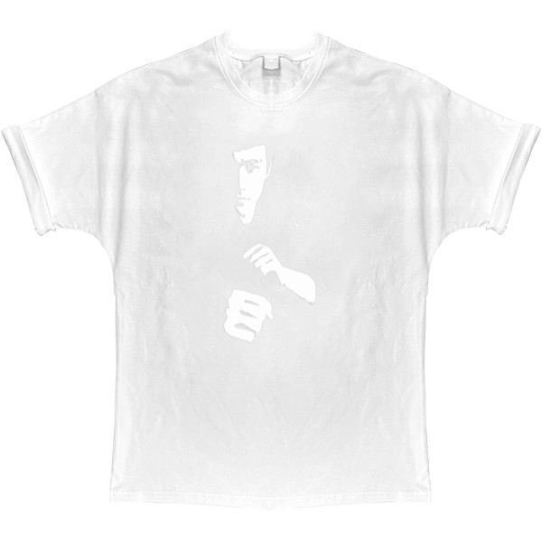 T-shirt Oversize - Bruce Lee white - Mfest