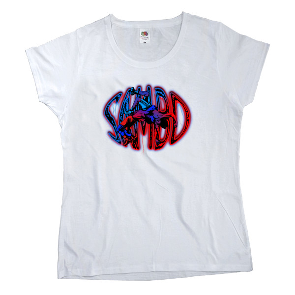 Women's T-shirt Fruit of the loom - Sambo wrestlers - Mfest