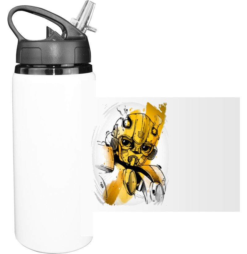 Sport Water Bottle - Bumblebee Art - Mfest