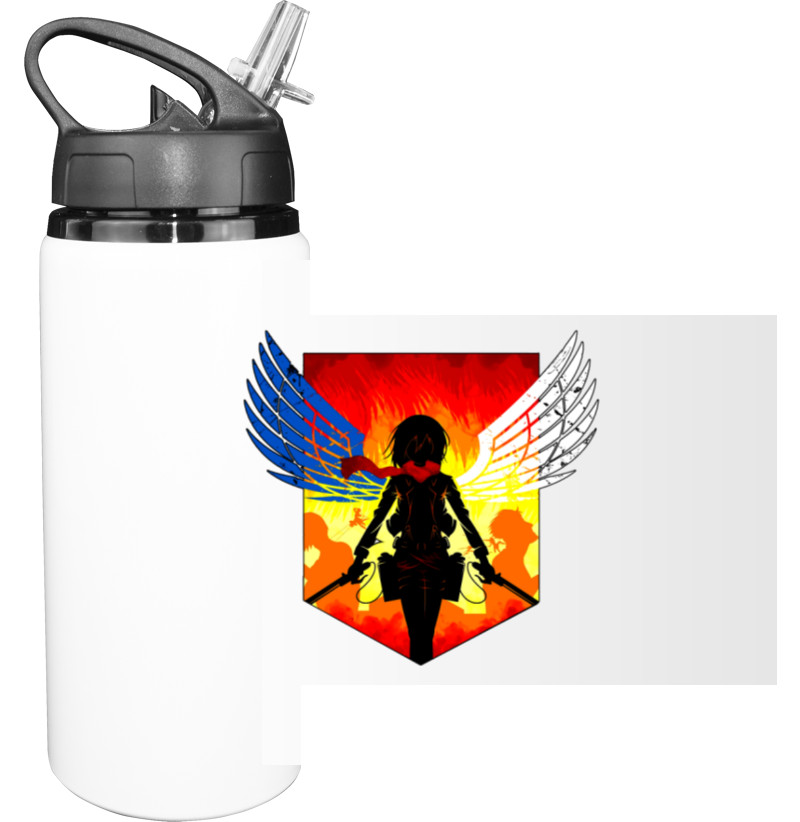 Sport Water Bottle - ATTACK OF THE TITANS - Mfest