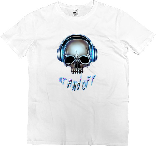 Men’s Premium T-Shirt - standoff 2 scull art png - Mfest