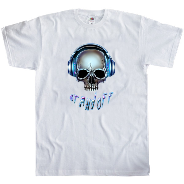 Kids' T-Shirt Fruit of the loom - standoff 2 scull art png - Mfest