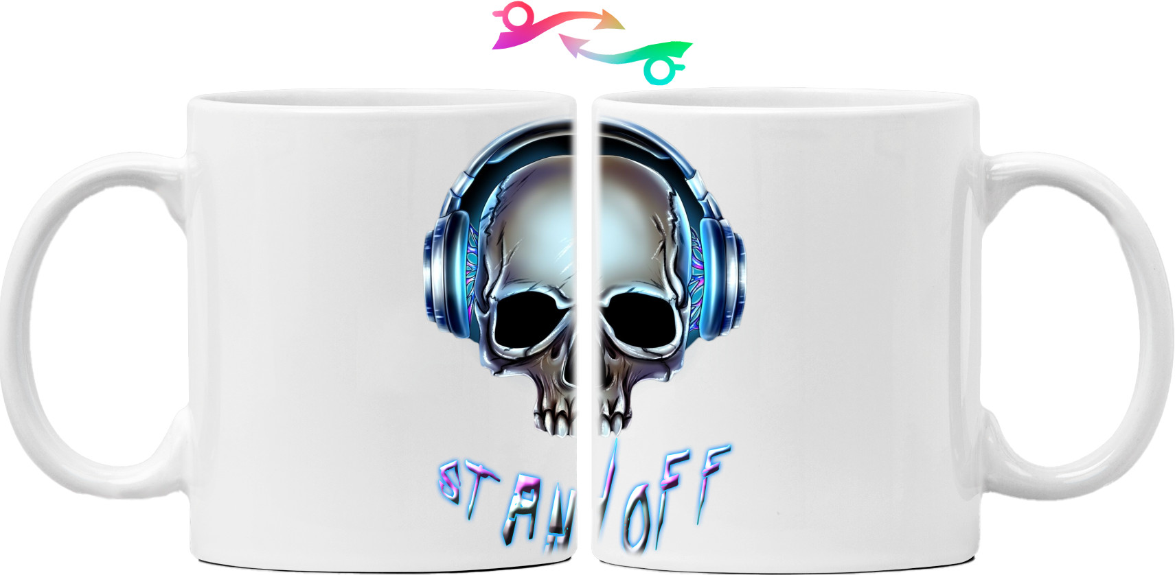 Кружка - Standoff 2 scull art png - Mfest