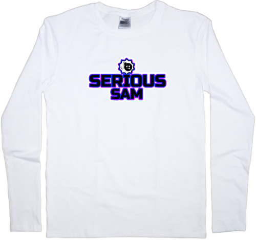 Men's Longsleeve Shirt - serious sam - Mfest