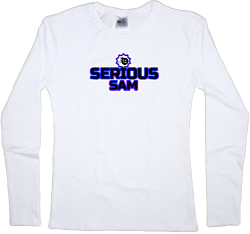 Women's Longsleeve Shirt - serious sam - Mfest