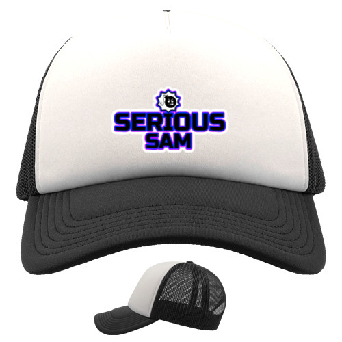 Kids' Trucker Cap - serious sam - Mfest