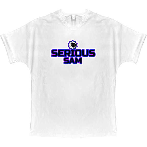 T-shirt Oversize - serious sam - Mfest