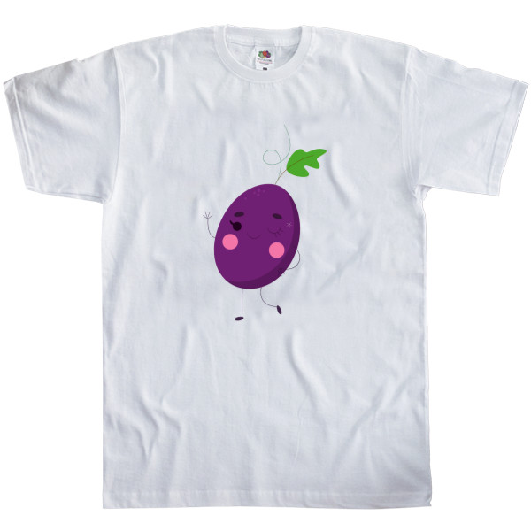 Kids' T-Shirt Fruit of the loom - Kruta Plum - Mfest