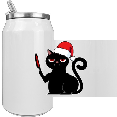 Aluminum Can - Cat with a Knife - Mfest