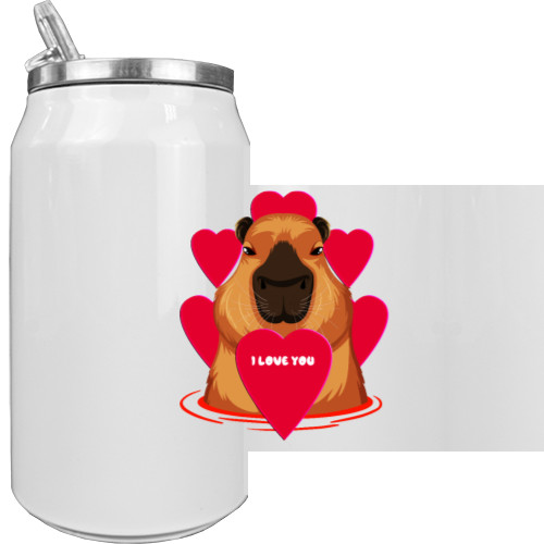 Aluminum Can - Capybara I love you - Mfest