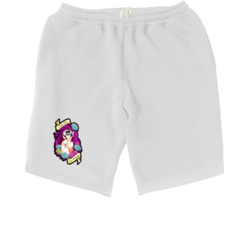 Men's Shorts - Girl Skull - Mfest