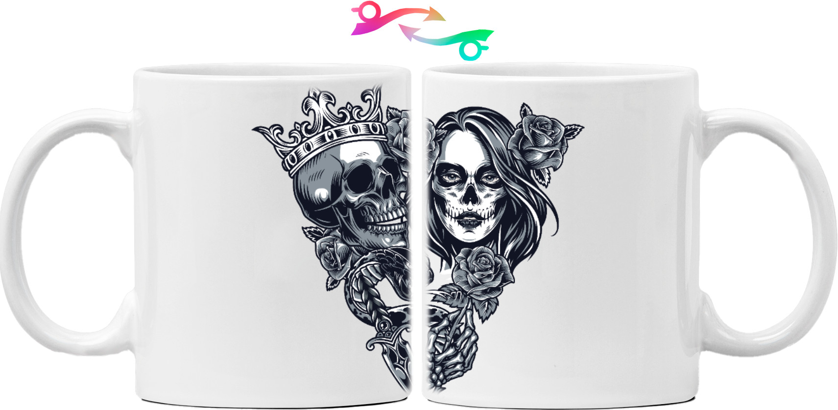 Girl Skull art