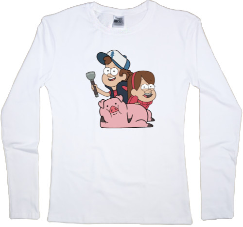 Women's Longsleeve Shirt - Gravity Falls - Mfest