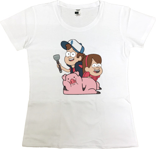 Women's Premium T-Shirt - Gravity Falls - Mfest