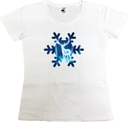 Women's Premium T-Shirt - neon deer - Mfest