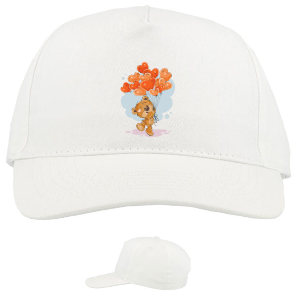 Baseball Caps - 5 panel - Teddy Bear Litin on Balls - Mfest