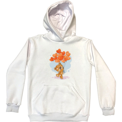 Kids' Premium Hoodie - Teddy Bear Litin on Balls - Mfest