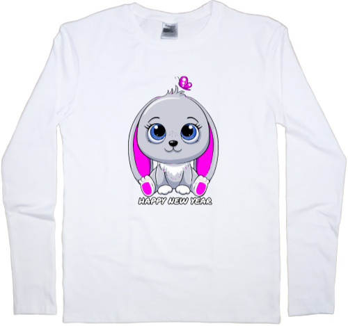 Men's Longsleeve Shirt - cute rabbit - Mfest