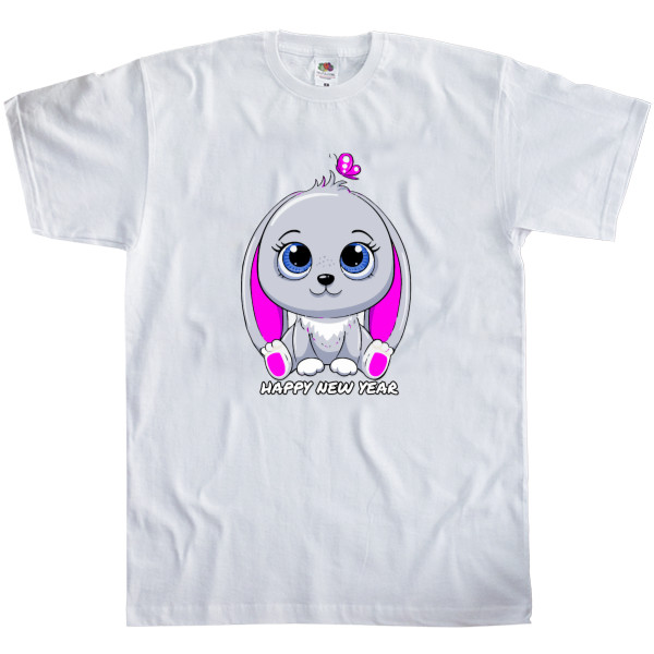 Kids' T-Shirt Fruit of the loom - cute rabbit - Mfest