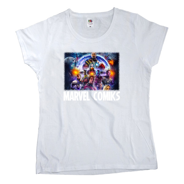 Women's T-shirt Fruit of the loom - Marvel Comics - Mfest