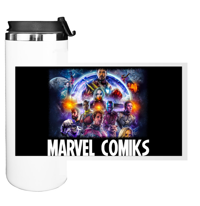 Water Bottle on Tumbler - Marvel Comics - Mfest