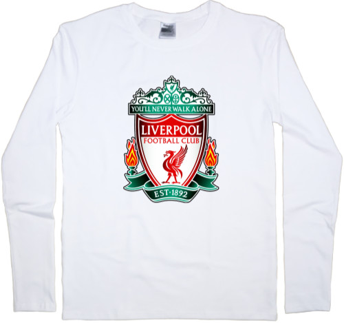 Kids' Longsleeve Shirt - Liverpool Logo - Mfest