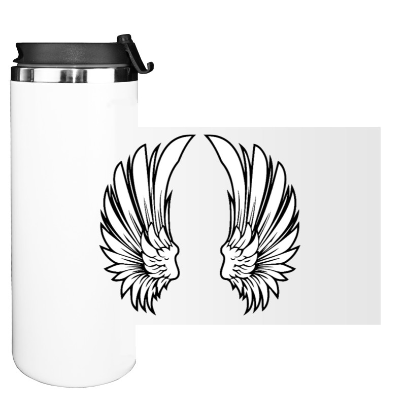 Water Bottle on Tumbler - Wings Workout - Mfest