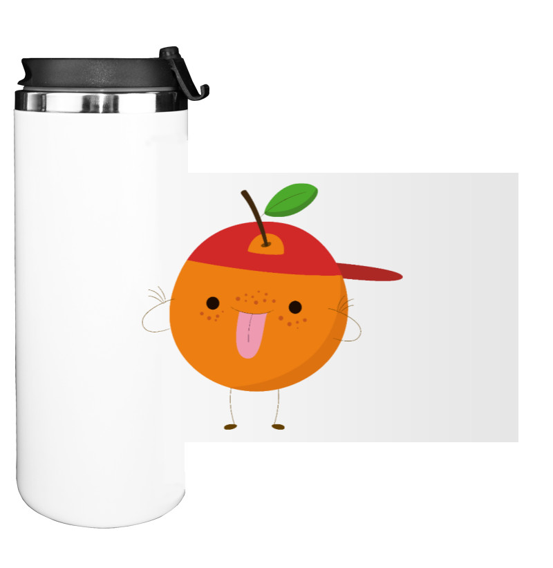 Water Bottle on Tumbler - Cool Peach - Mfest